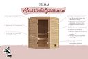 Vorschaubild Karibu Sauna Valida  (Eckeinstieg) - 38 mm Massivholz Aktionssauna 230 Volt Plug & Play