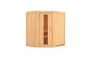 Vorschaubild Karibu Sauna Taurin mit Eckeinstieg 68 mm inkl. gratis Saunaofen im Wert von 599,99 €