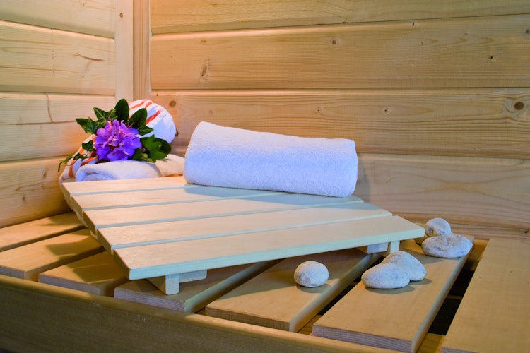 Karibu Woodfeeling Sauna Tromsö - 68 mm Aktionssauna
