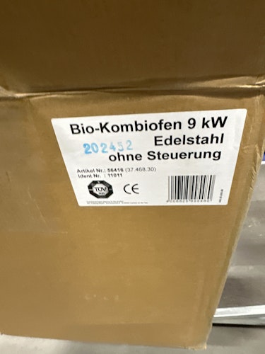 B-Ware Karibu 9 kW Bio-Kombiofen Saunaofen anthrazit inkl. Steuergerät EASY schwarz - Sparset