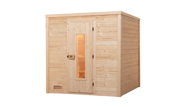 Weka Premium Massivholzsauna Bergen 1 - 45 mm