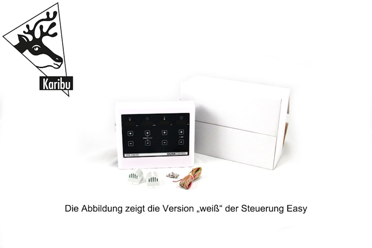 Karibu 4,5 kW Bio-Kombiofen Saunaofen inkl. Steuergerät EASY schwarz - Sparset