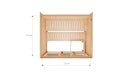 Vorschaubild Bertilo Sauna Model 2 Medium white - 58 mm