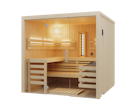 Vorschaubild Infraworld Sauna Panorama Complete 208 Fichte - 75 mm Multifunktionssauna inkl. 5-teiligem gratis Zubehörset