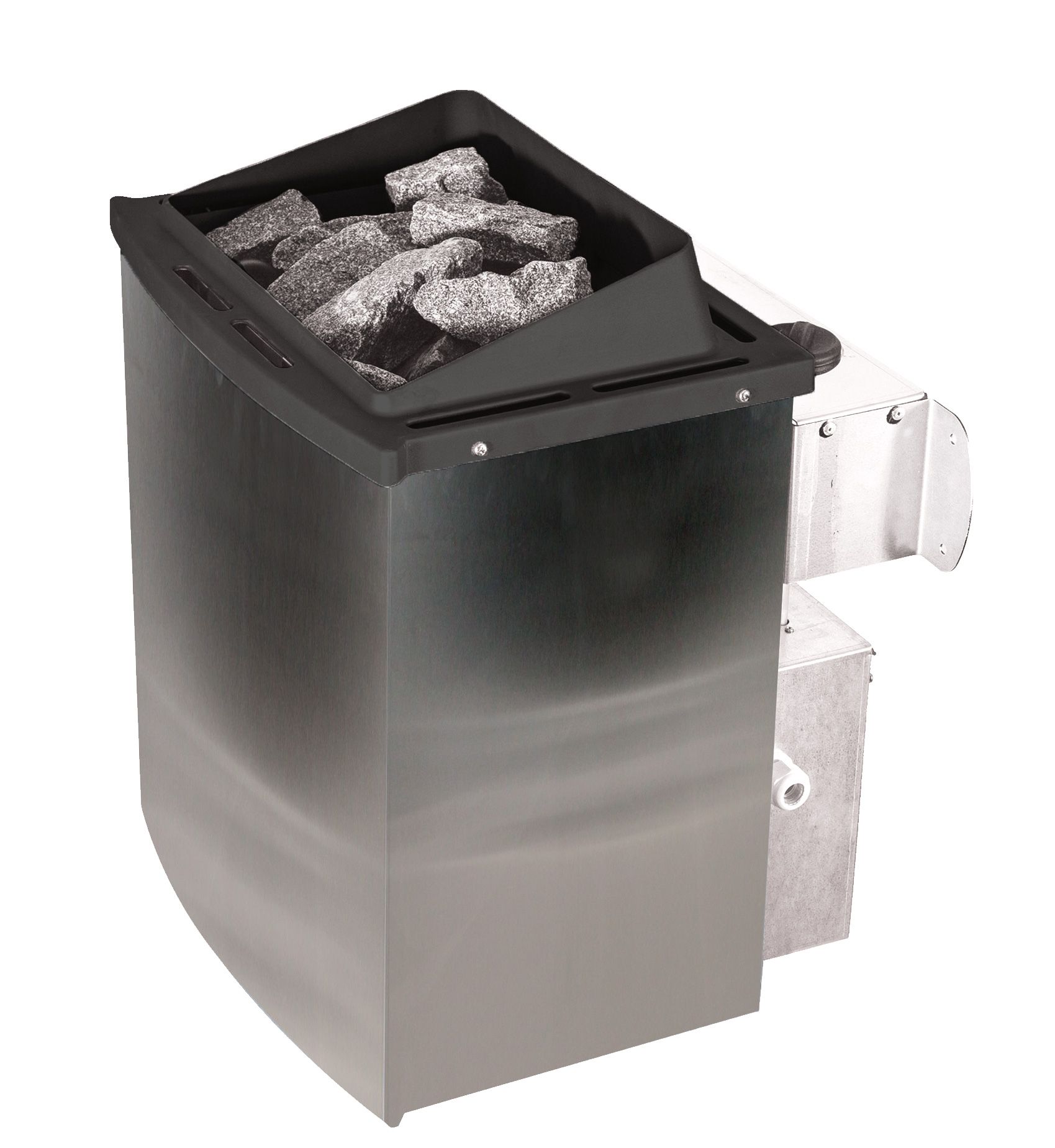 Karibu 9 kW Saunaofen finnisch anthrazit mit integrierter Steuerung