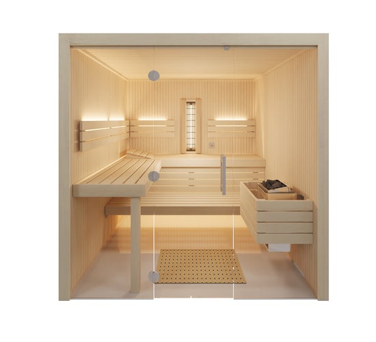 Infraworld Sauna Gracil Complete 210 - 75 mm Multifunktionssauna inkl. 5-teiligem gratis Zubehörset