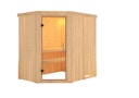 Vorschaubild Karibu Sauna Carin mit Eckeinstieg 68 mm