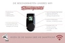Vorschaubild Karibu 9 kW Saunaofen finnisch anthrazit inkl. Huum WLAN Steuergerät mit App-Steuerung