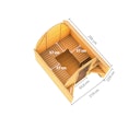 Vorschaubild Karibu Gartensauna/Saunafass Fasshaus 2 inkl. gratis Saunaofen im Wert von 599,99 €