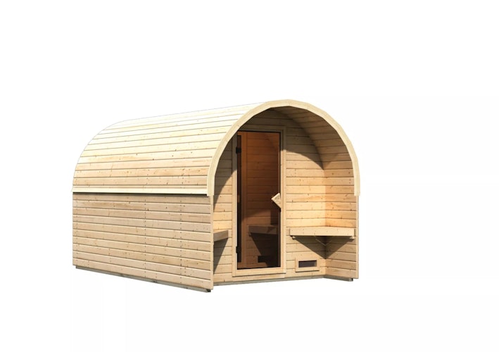 Karibu Gartensauna/Saunafass Fasshaus 3 inkl. gratis Saunaofen im Wert von 599,99 €