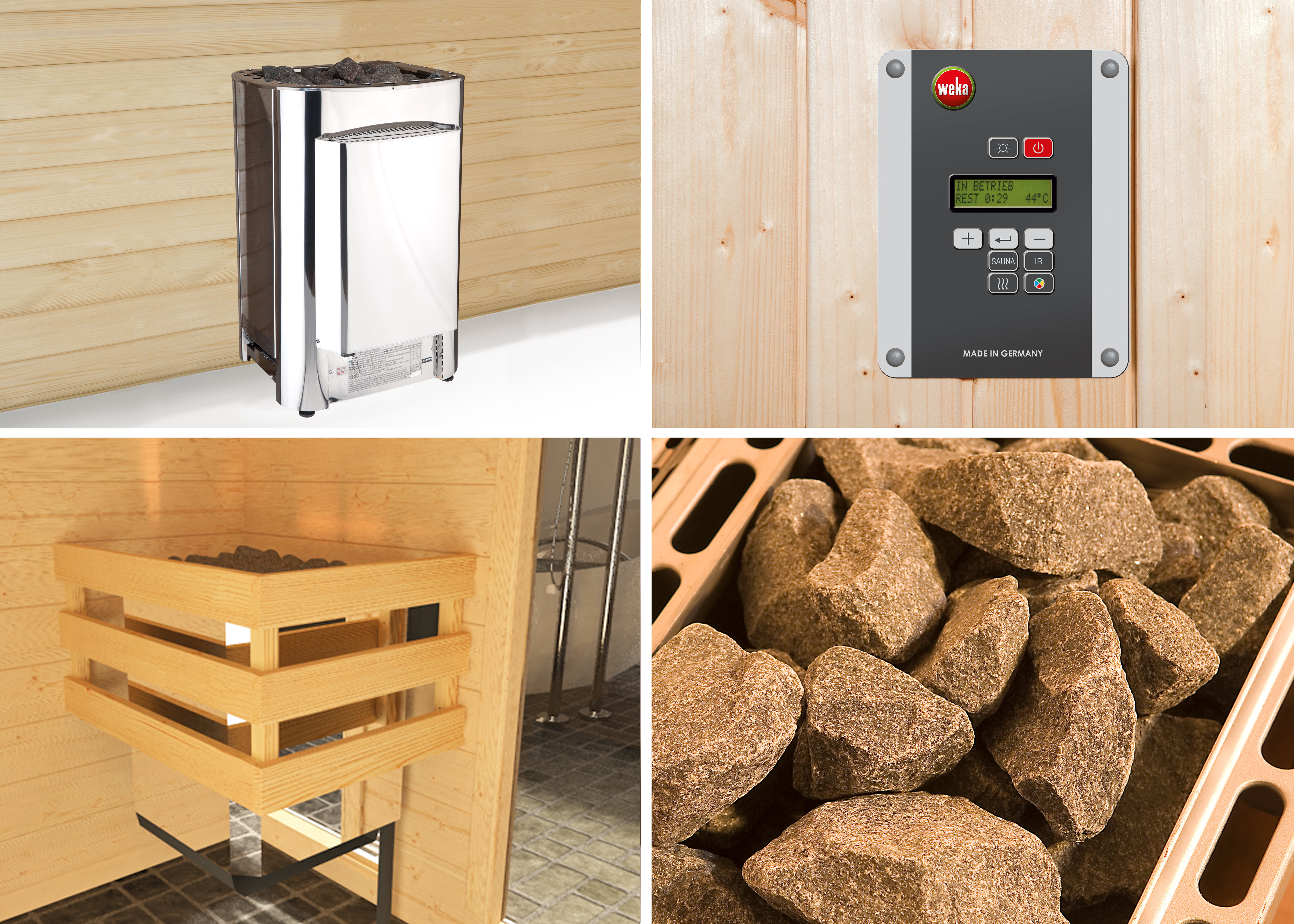 Weka Saunaofen Spar-Set "Profi" 11 kW (für gewerbliche und private Nutzung)