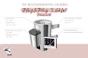 Vorschaubild Karibu Saunaofen 3,6 kW Plug & Play finnisch mit externer Steuerung Easy schwarz