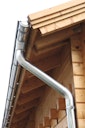 Vorschaubild Wolff Finnhaus Aludachrundrinne SD bis 600 cm mit 2 Fallrohren