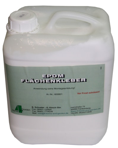 Flächenkleber für EPDM Folien zur Flächenverklebung auf Holz Flächenkleber für EPDM Folien zur Flächenverklebung auf Holz