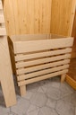 Karibu Sauna Avari 2 Superior mit Fronteinstieg 68 mm - 230 Volt Plug & Play