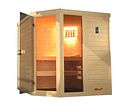 Vorschaubild Weka Massivholz-Elementsauna Laukkala 2 mit Glastüre+Fenster - 38 mm mit Eckeinstieg