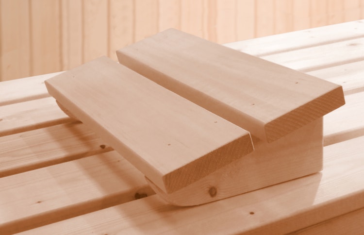Weka Premium Massivholz-Elementsauna Kemi Panorama 2 mit Glastür+2 Fenster und Sternenhimmel - 45 mm