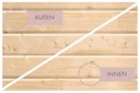 Vorschaubild Karibu Outdoordusche Gartendusche naturbelassen - 28 mm