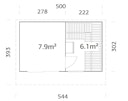 Vorschaubild PRE:GA Black Forest Premium Sauna mit Vorraum 14 m²