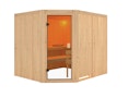 Vorschaubild Karibu Woodfeeling Sauna Horna - 68 mm Aktionssauna