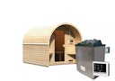 Vorschaubild Karibu Gartensauna/Saunafass Fasshaus 2 inkl. gratis Saunaofen im Wert von 599,99 €
