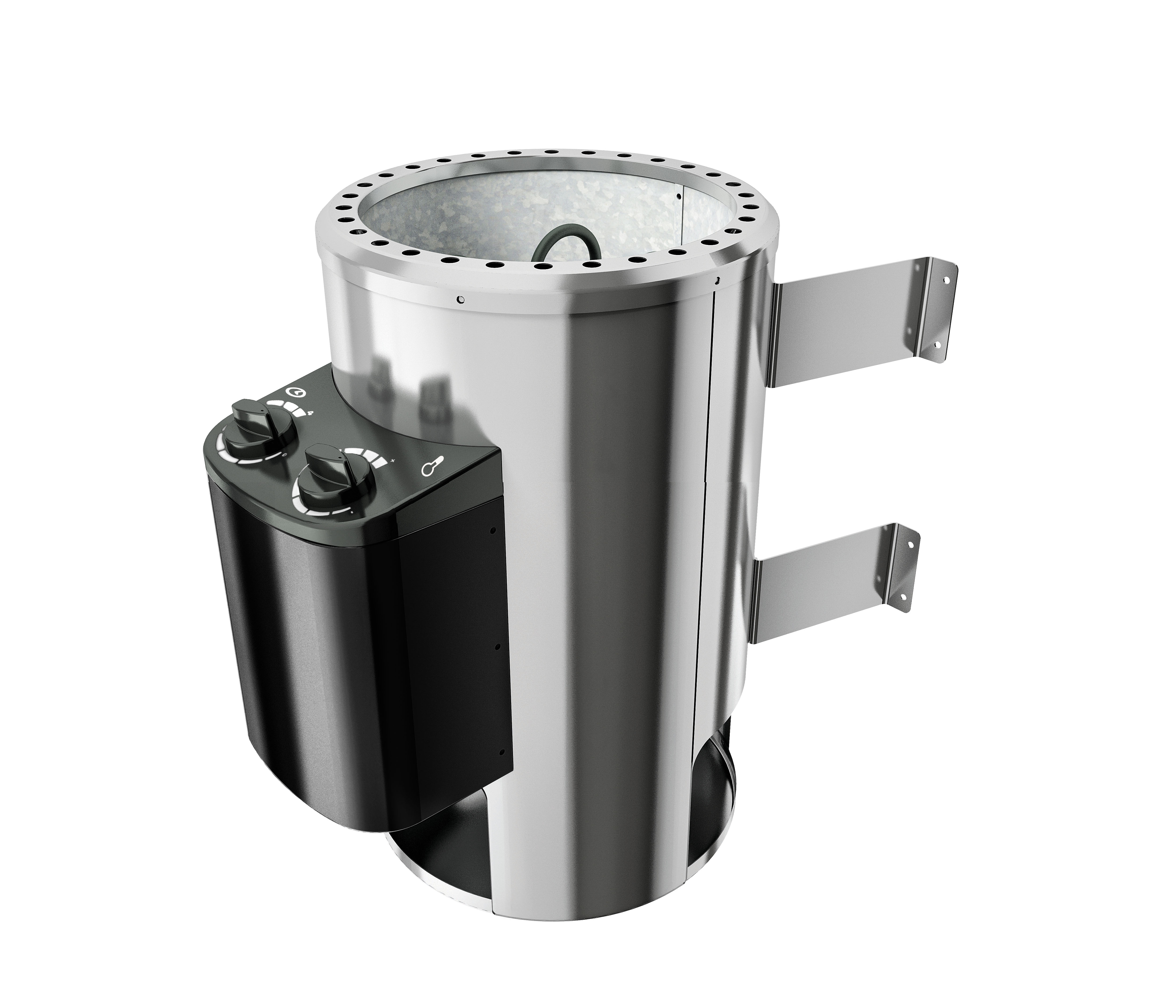 Karibu Saunaofen 3,6 kW Plug & Play finnisch mit integrierter Steuerung