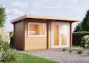 Vorschaubild Infraworld Gartensauna Bella 3 - 70 mm