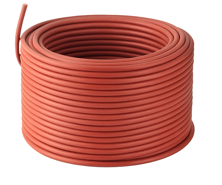 Silikonkabel für Saunaofen 5 x 1,5 mm² 50 Meter Ring #1