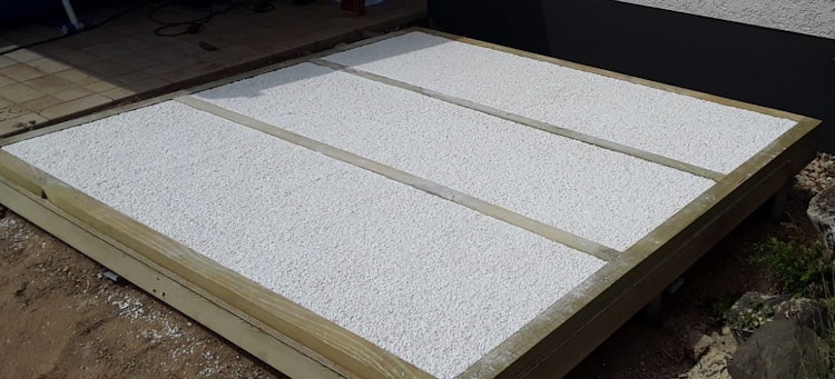 Fußboden Dämmungspaket für Gartenhäuser/Saunahäuser von 27-30 m² Innenfläche
