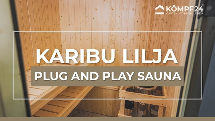 Karibu Saunaofen 3,6 kW Plug & Play finnisch mit externer Steuerung Easy weiß Karibu Saunaofen 3,6 kW Plug & Play finnisch mit externer Steuerung Easy weiß