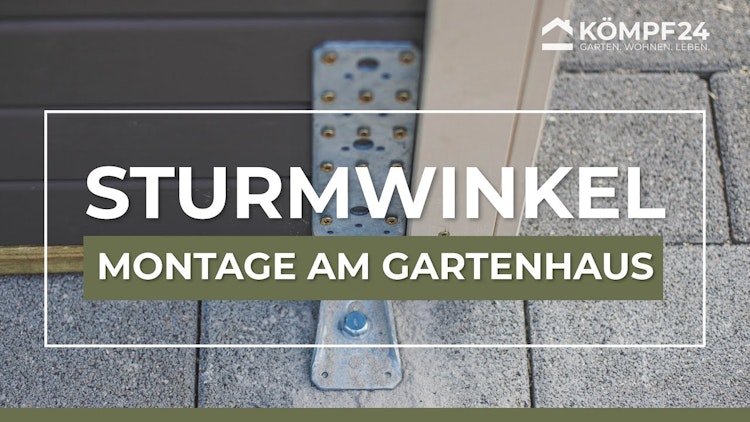 Sturmwinkel/Sturmanker für die Befestigung des Gartenhauses oder der Schleppdachpfosten am Fundament (1 Stück) Sturmwinkel/Sturmanker für die Befestigung des Gartenhauses oder der Schleppdachpfosten am Fundament (1 Stück)