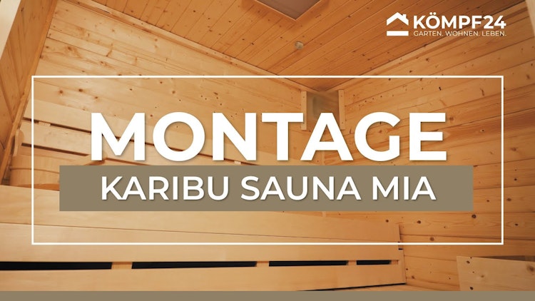 Karibu Woodfeeling Sauna Adelina - 38 mm Massivholz Aktionssauna Karibu Woodfeeling Sauna Adelina - 38 mm Massivholz Aktionssauna